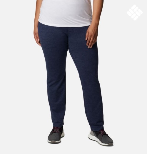 Women's Columbia Weekend Adventure Pants Navy | Plus Size CA-DL0A3